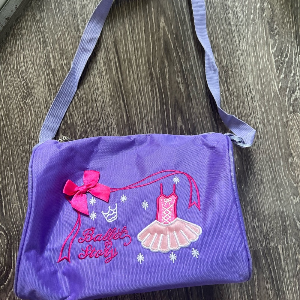 Purple Ballet Story Kids Bag